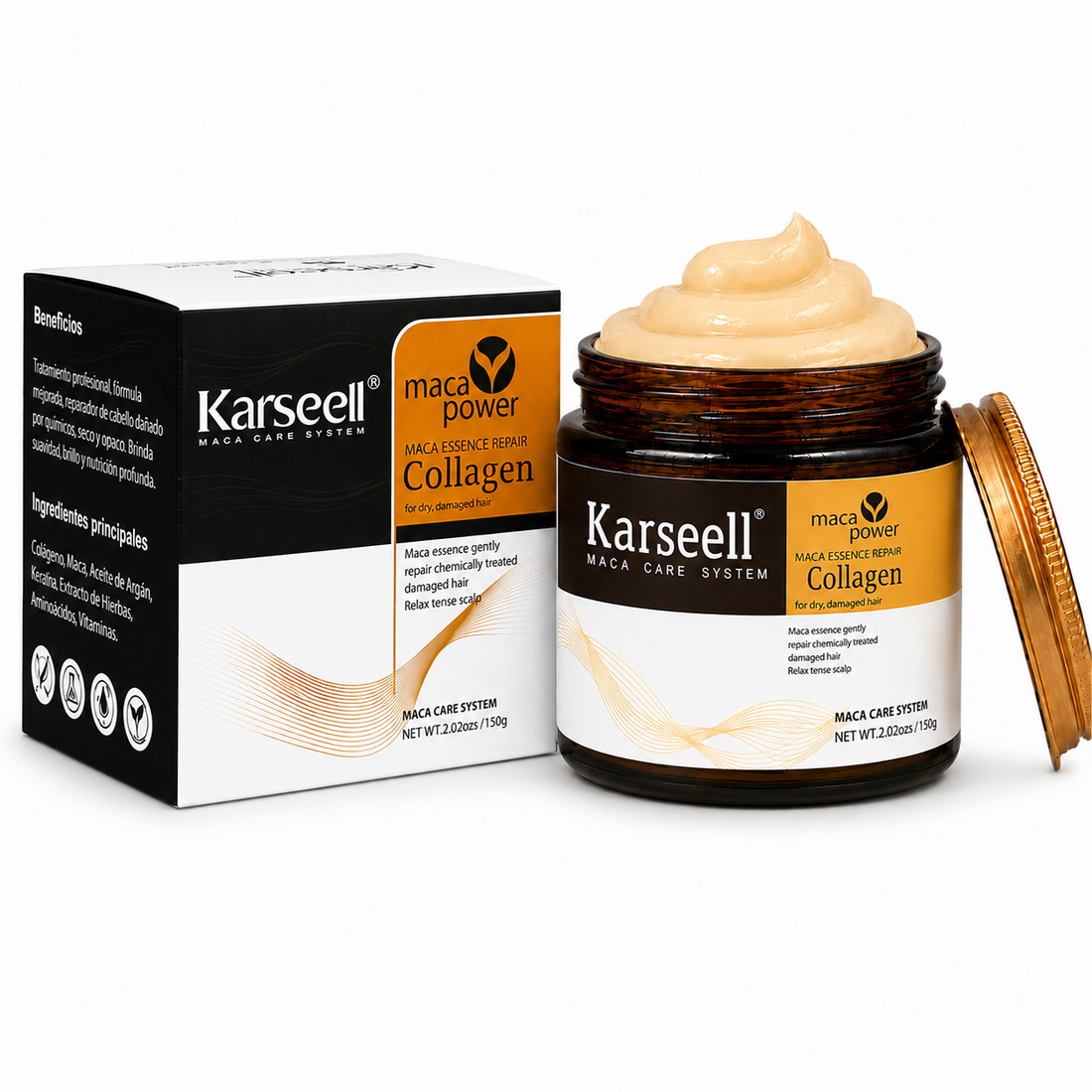Mascarilla capilar Karseell original 150 g con caja