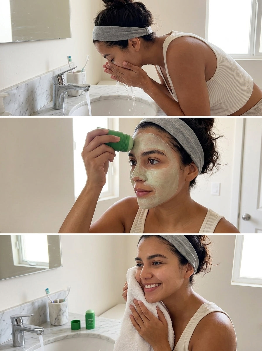 Mascarilla de té verde: cómo se usa en 3 pasos