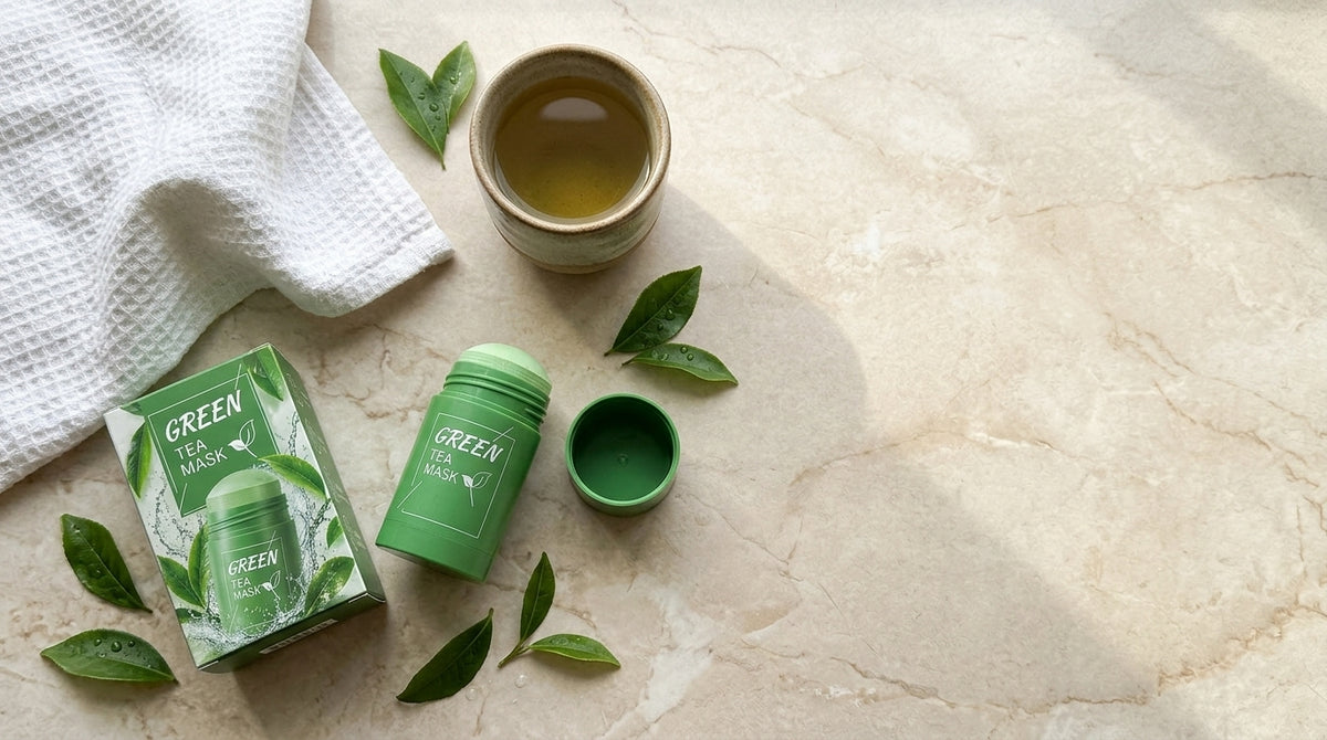 Mascarilla de té verde en barra: lo que incluye