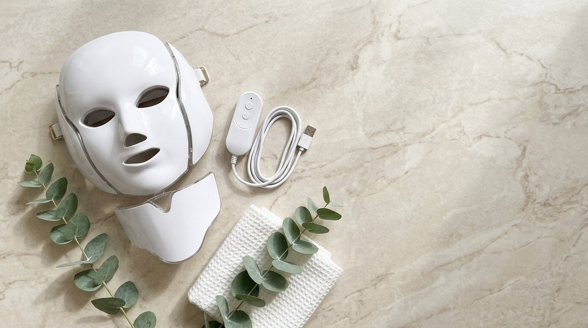 Máscara LED facial: lo que incluye