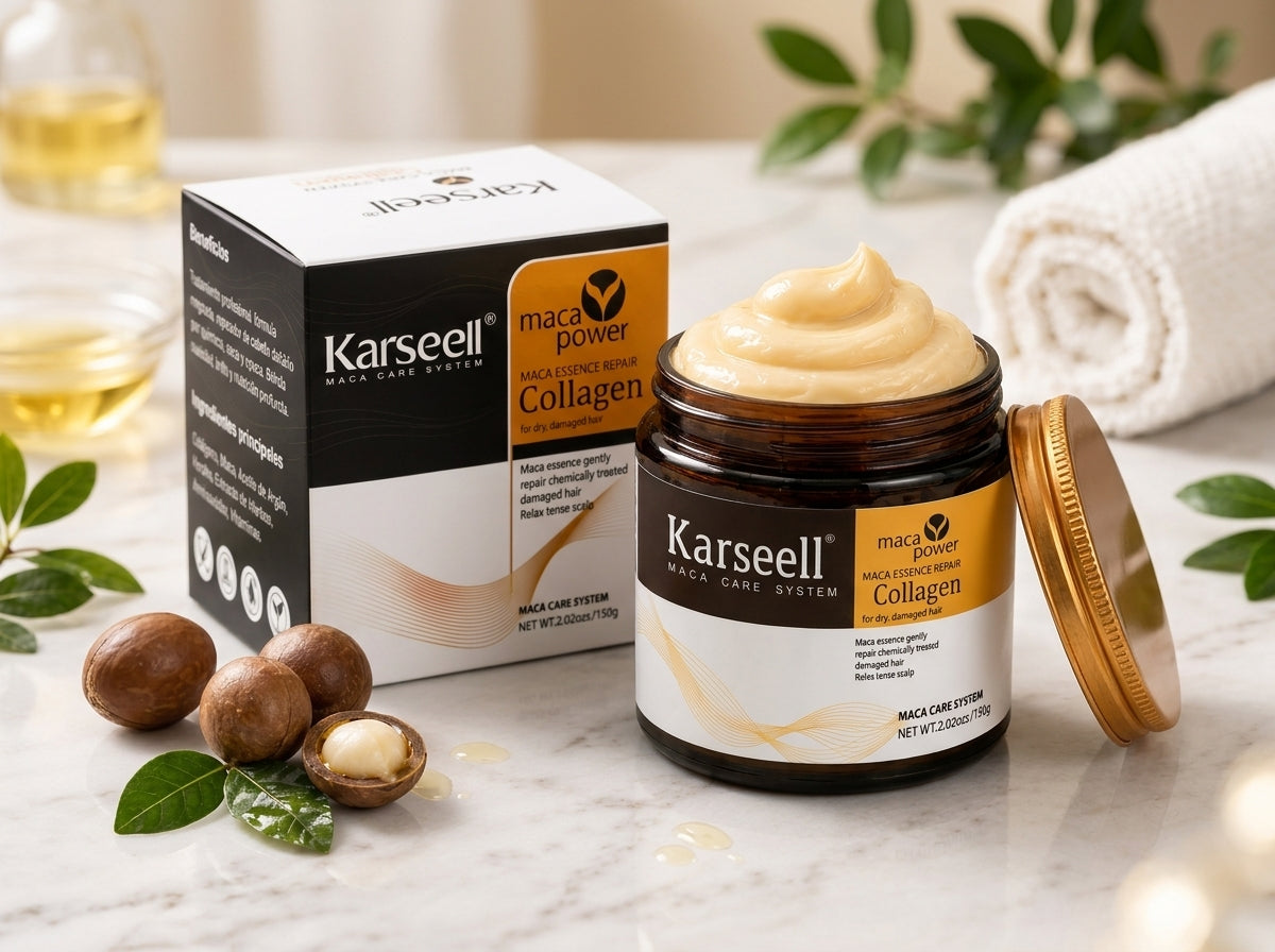 ¿Pelo Quemado por la Plancha o el Tinte? Mascarilla Karseell · Lleva 3 y Paga 2