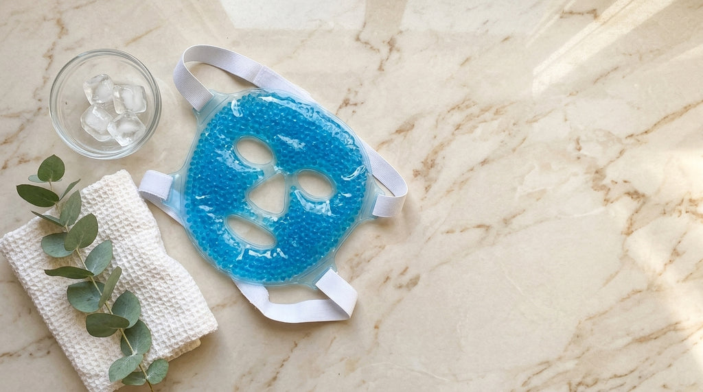 Mascarilla de gel frío/calor: lo que incluye