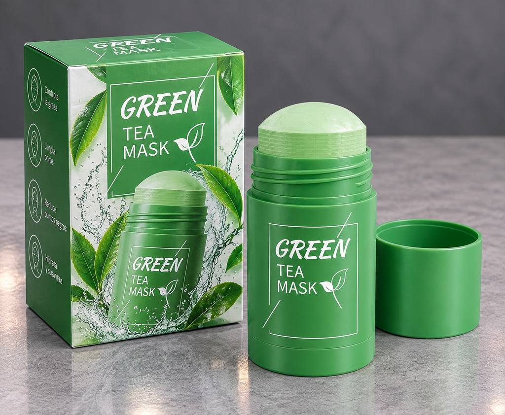 Mascarilla de té verde en barra: foto de producto
